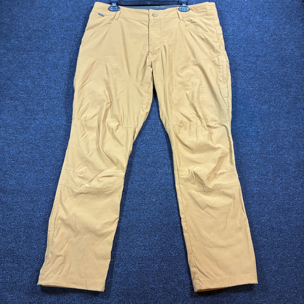 Kuhl Renegade Rock Pants Mens 36x29 Tan Climbing Hiking Outdoor Technical 5603